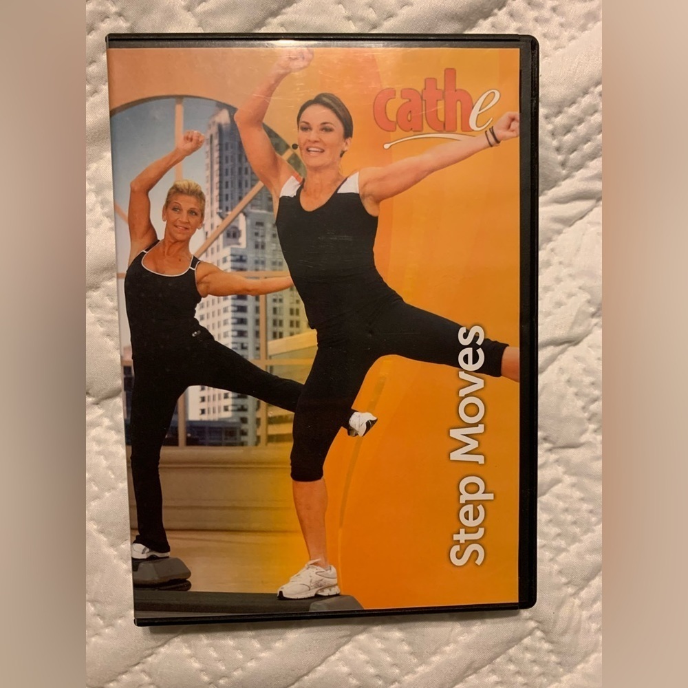 CATHE STEP MOVES DVD.  44 minute Advanced all-step workout.